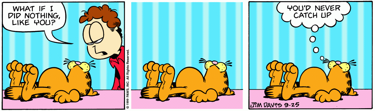 Garfield, September 25, 1999