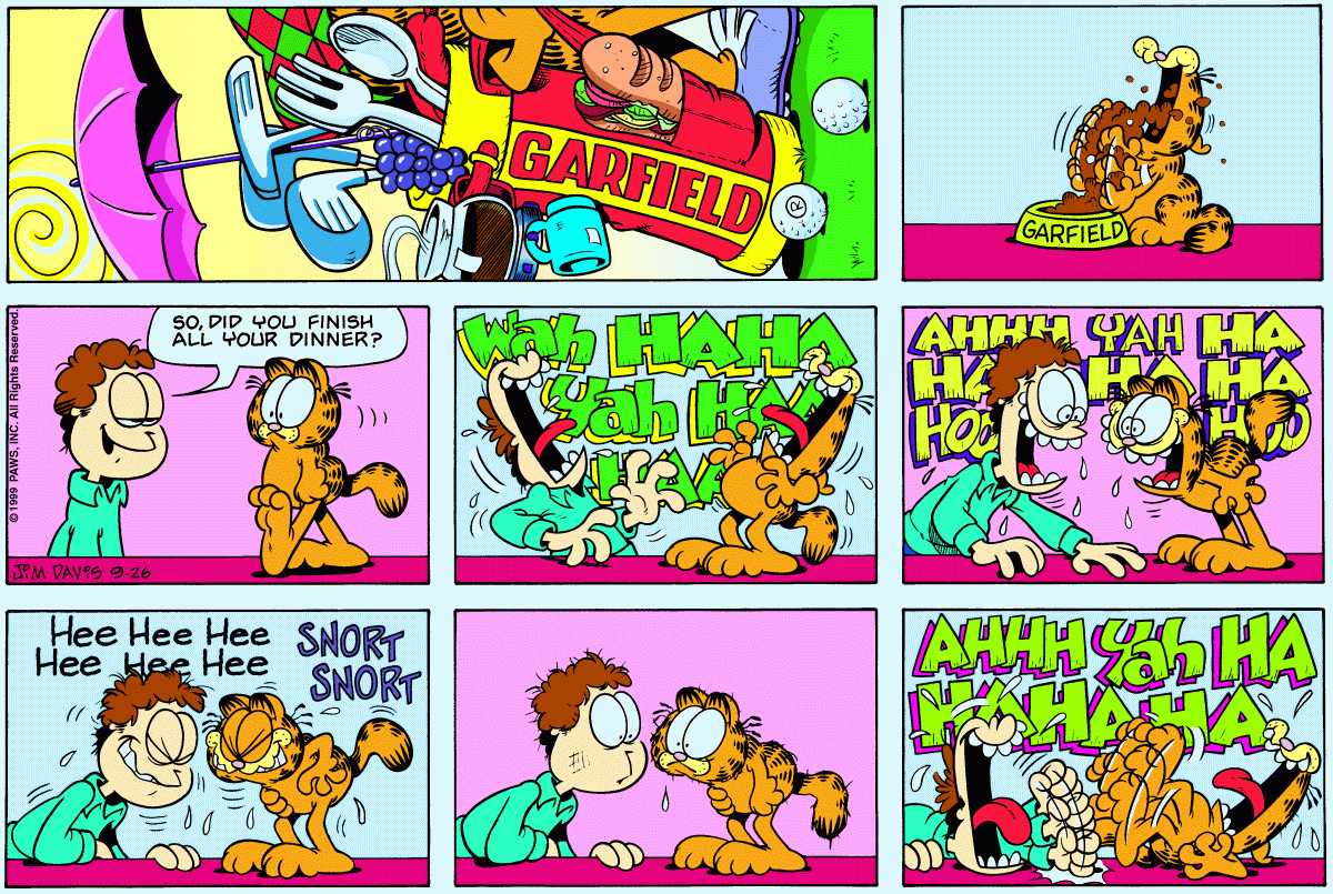 Garfield, September 26, 1999