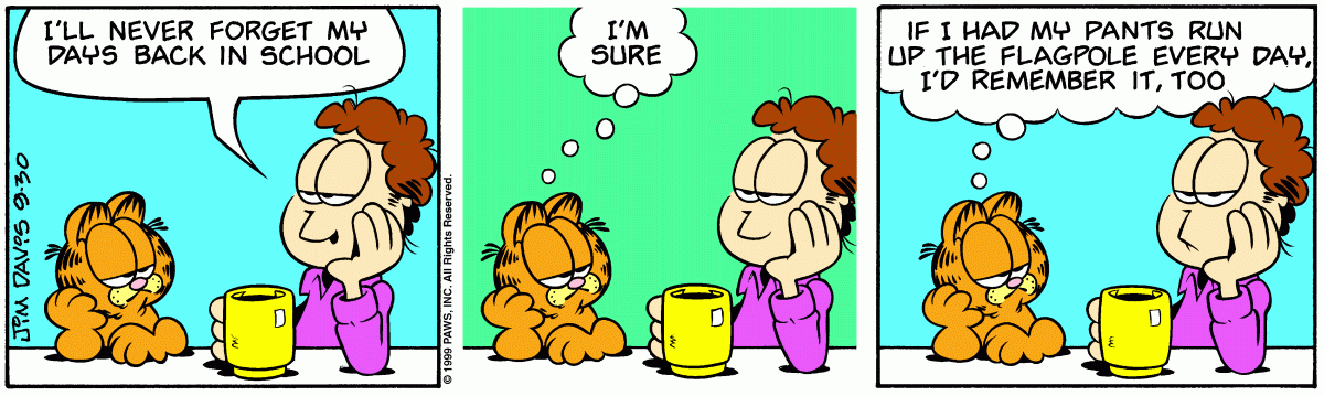 Garfield, September 30, 1999