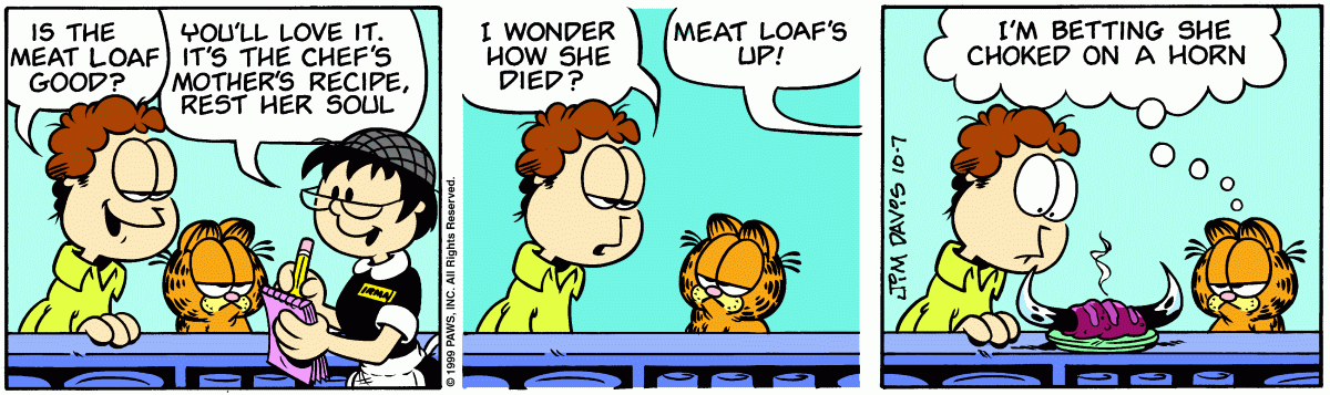 Garfield, October 7, 1999