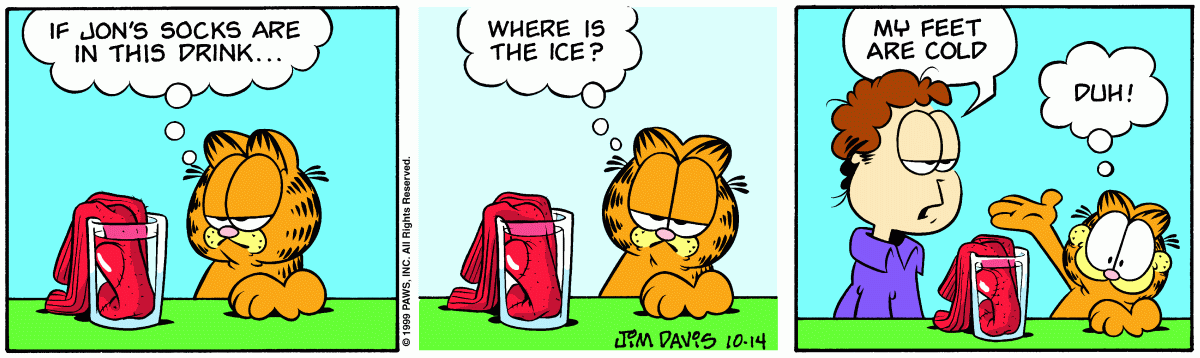 Garfield, October 14, 1999