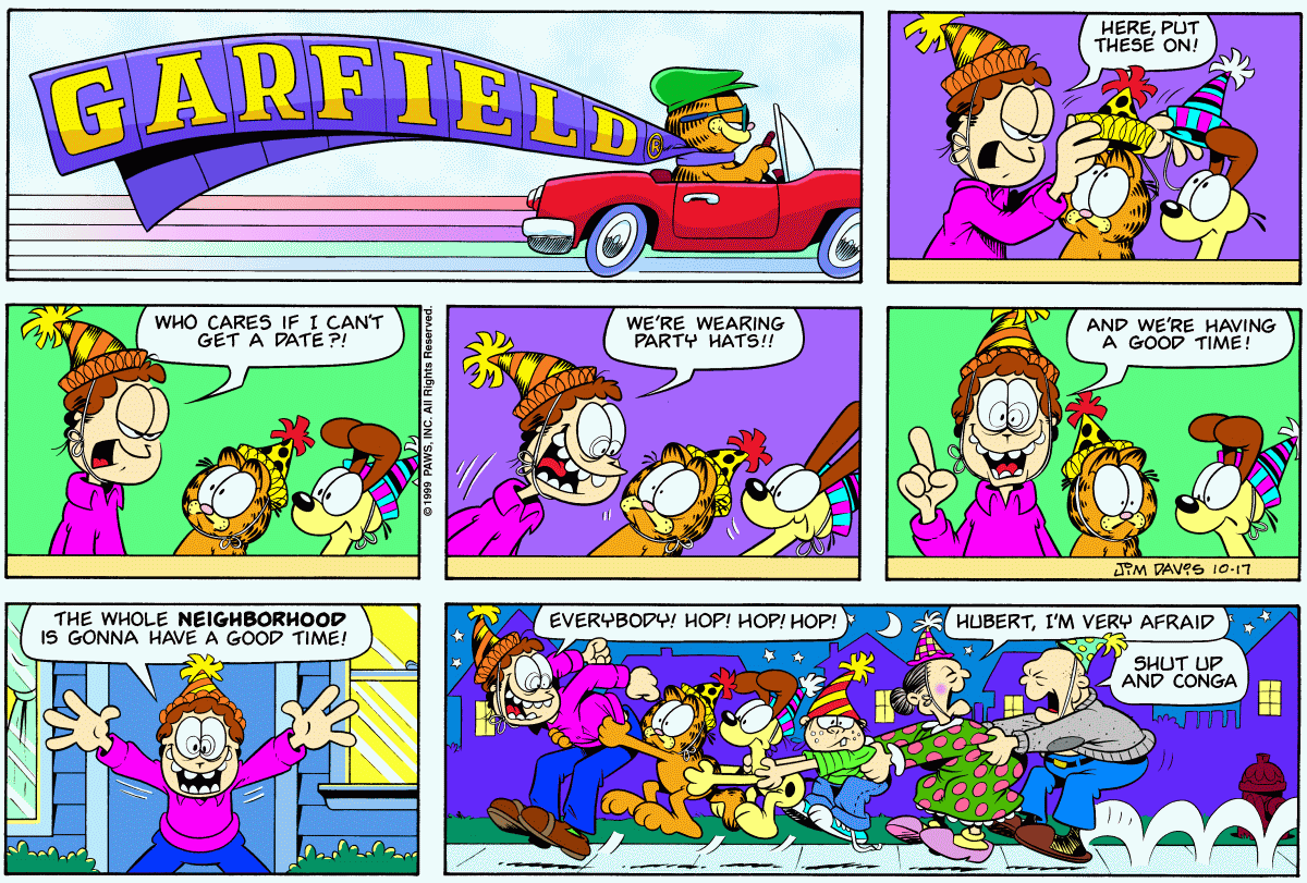 Garfield, October 17, 1999