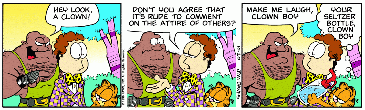 Garfield, October 20, 1999