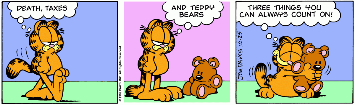 Garfield, October 25, 1999
