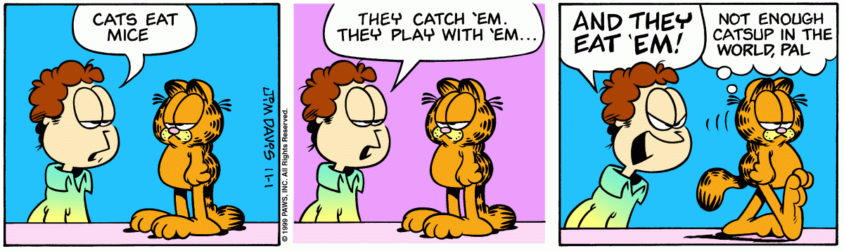 Garfield, November 1, 1999