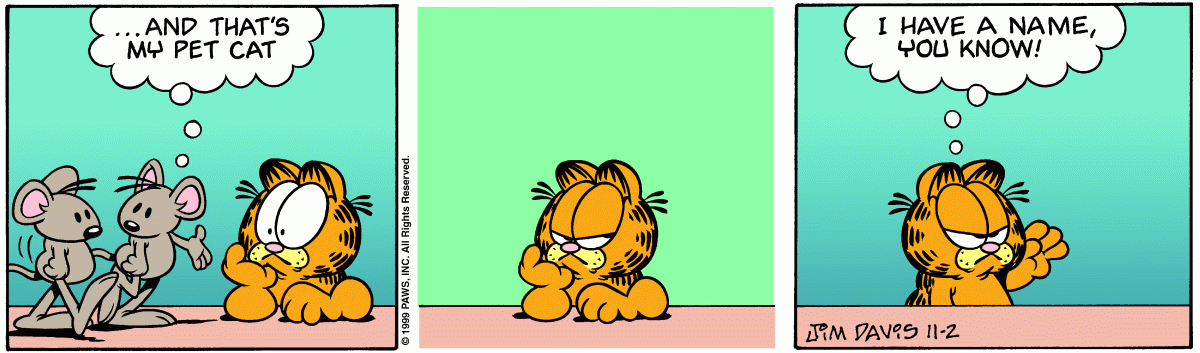 Garfield, November 2, 1999