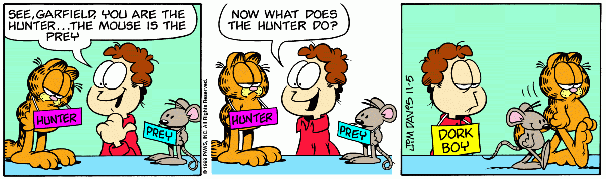 Garfield, November 5, 1999