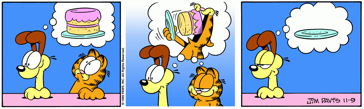 Garfield, November 9, 1999