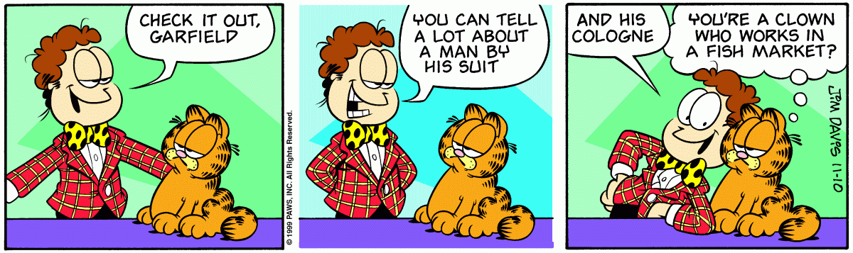 Garfield, November 10, 1999
