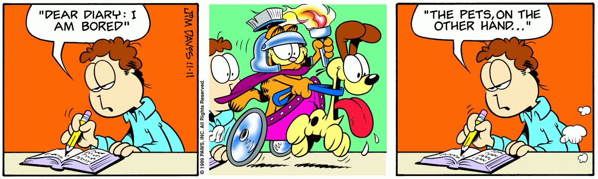 Garfield, November 11, 1999