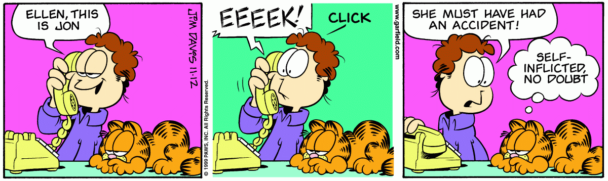 Garfield, November 12, 1999