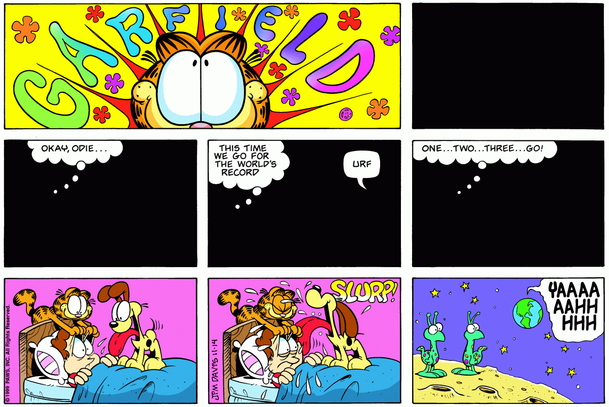Garfield, November 14, 1999