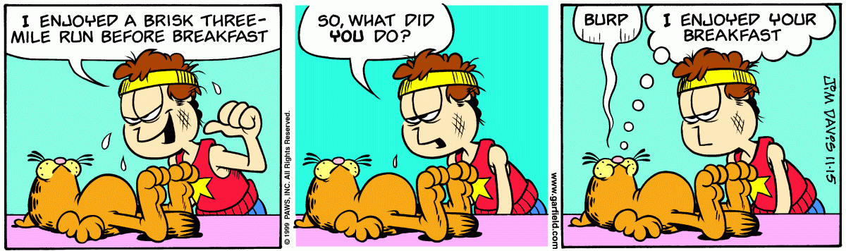 Garfield, November 15, 1999