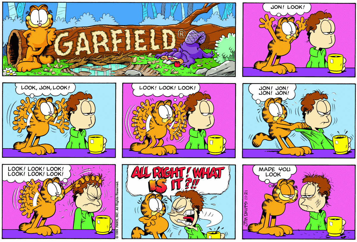 Garfield, November 21, 1999