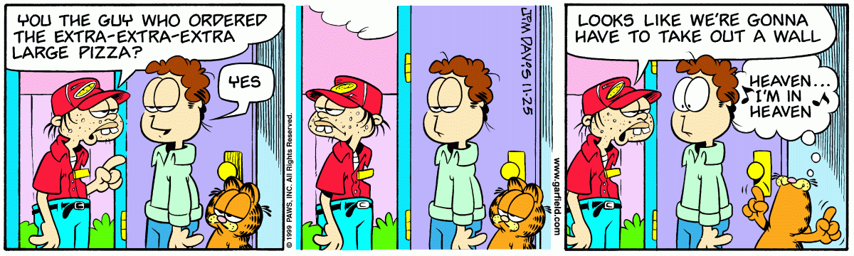 Garfield, November 25, 1999