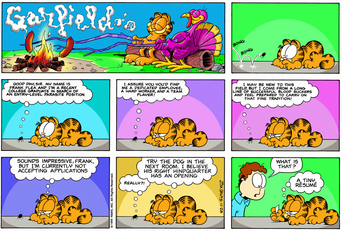 Garfield, November 28, 1999