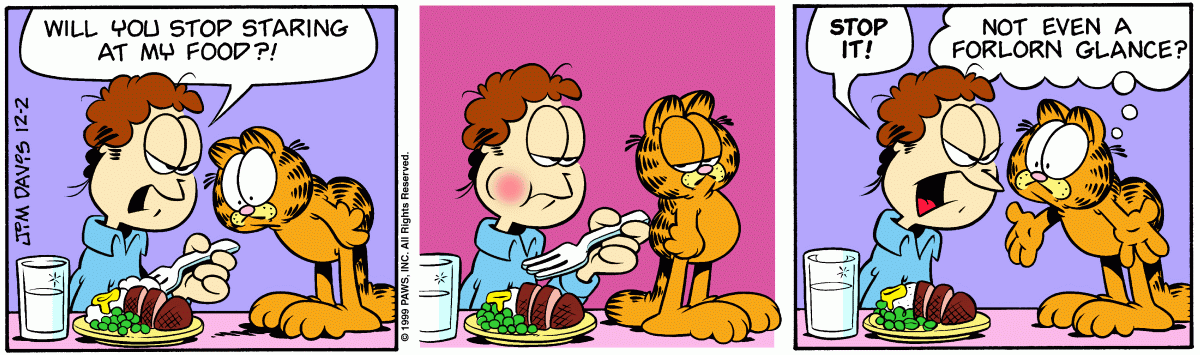 Garfield, December 2, 1999