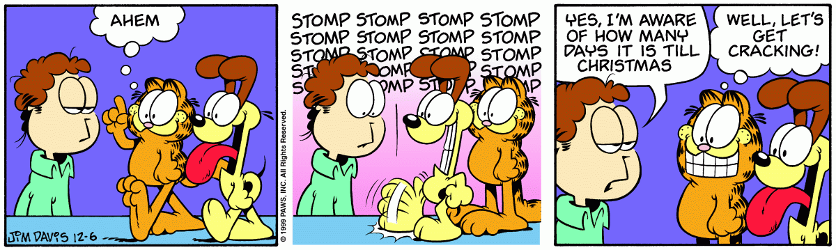 Garfield, December 6, 1999