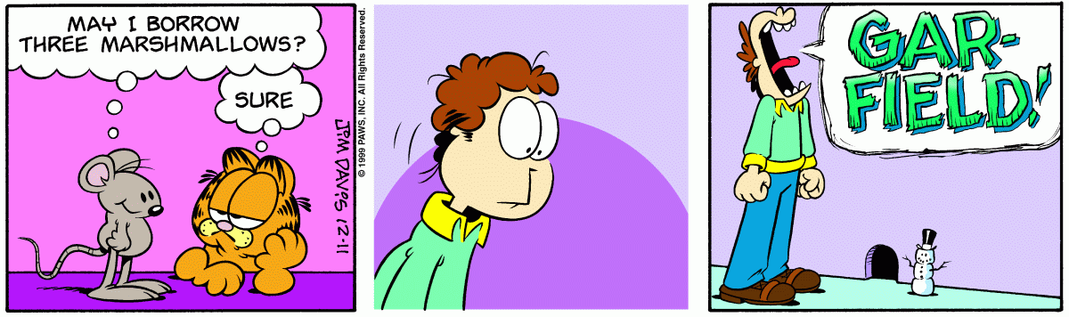 Garfield, December 11, 1999