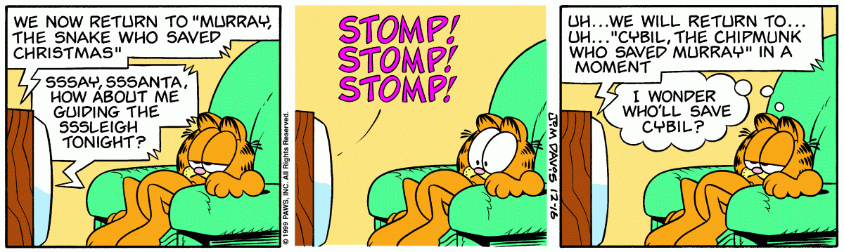 Garfield, December 16, 1999