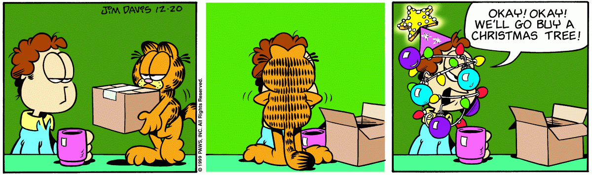Garfield, December 20, 1999