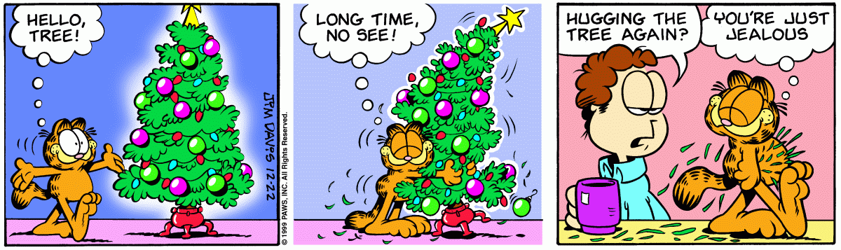 Garfield, December 22, 1999