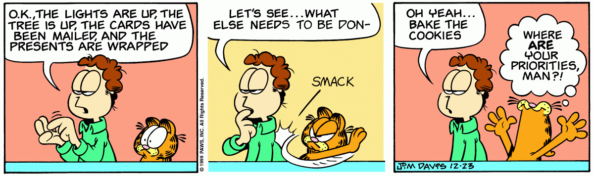 Garfield, December 23, 1999