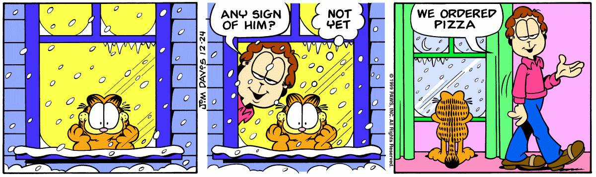 Garfield, December 24, 1999