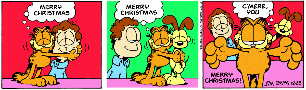 Garfield, December 25, 1999