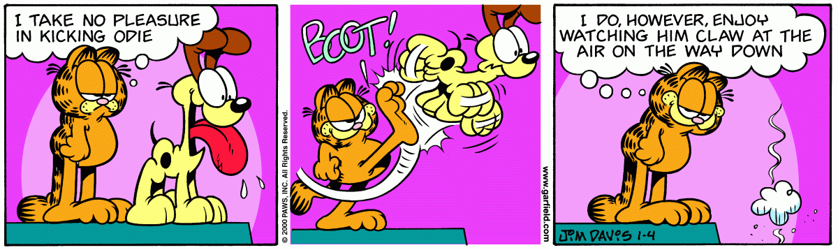 Garfield, January 4, 2000