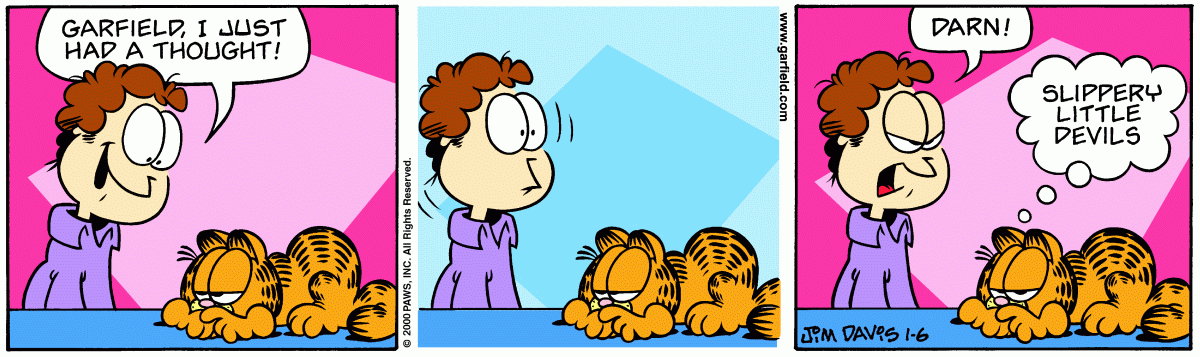Garfield, January 6, 2000