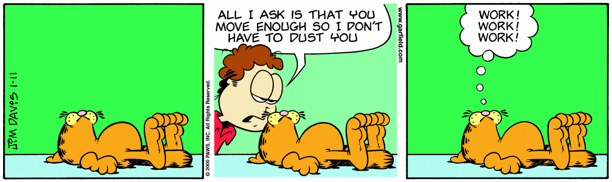 Garfield, January 11, 2000