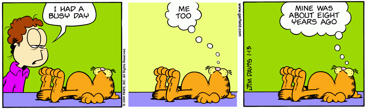 Garfield, January 13, 2000
