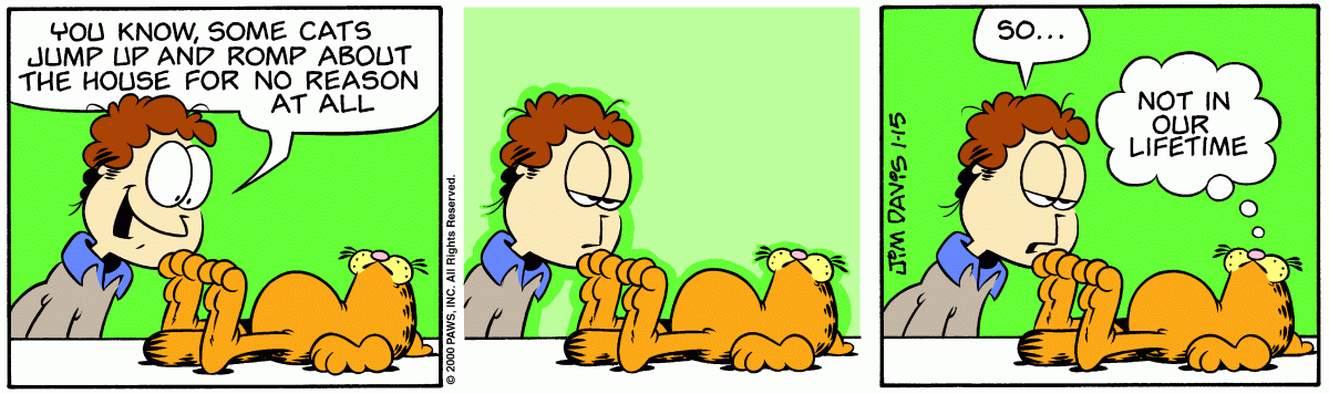 Garfield, January 15, 2000
