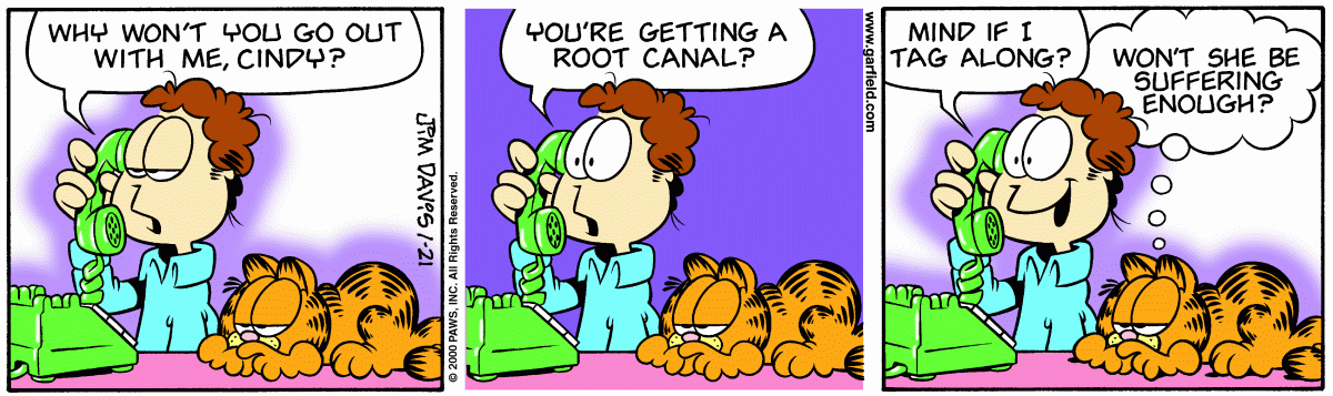 Garfield, January 21, 2000