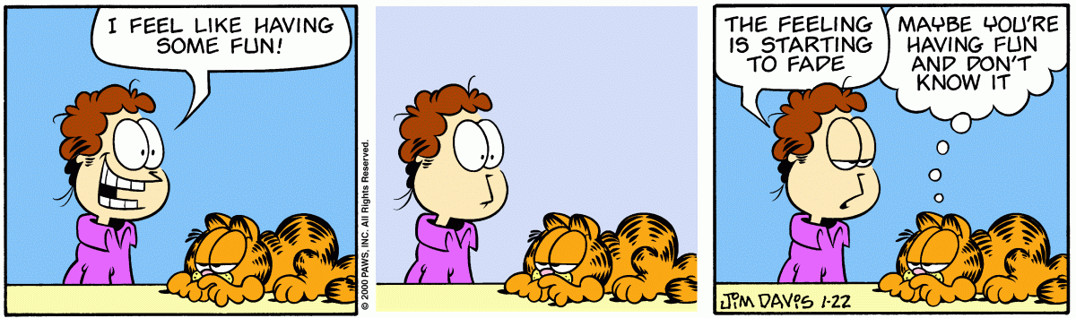 Garfield, January 22, 2000