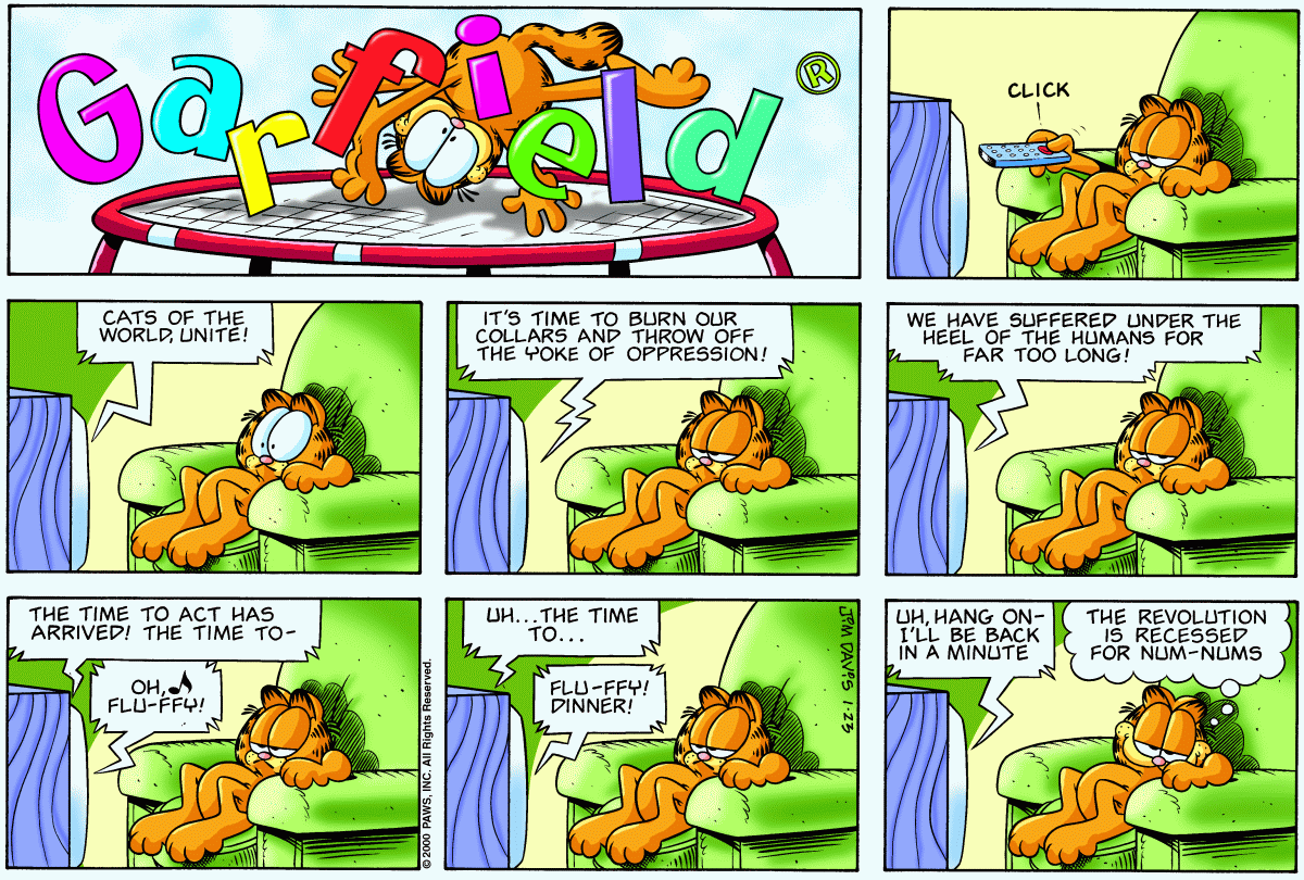 Garfield, January 23, 2000