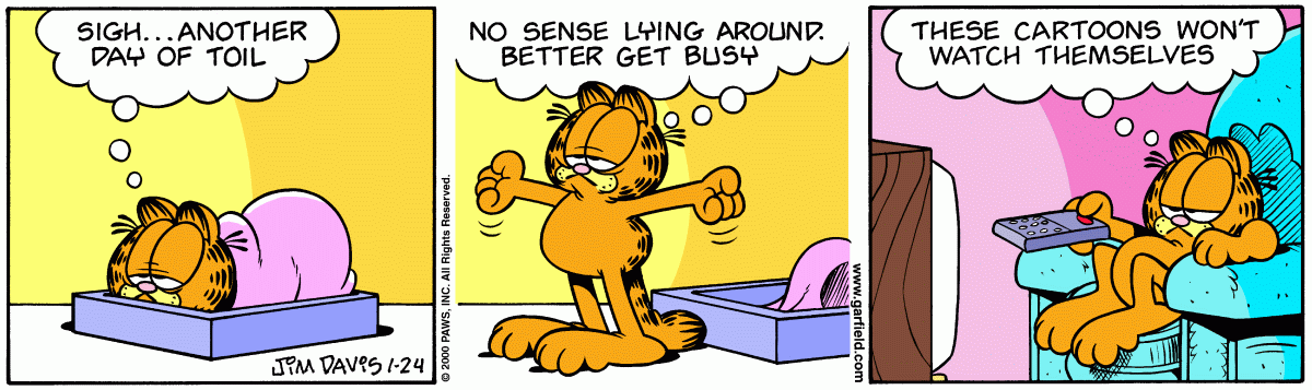 Garfield, January 24, 2000