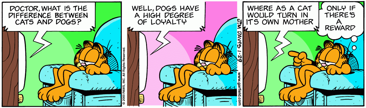 Garfield, January 29, 2000