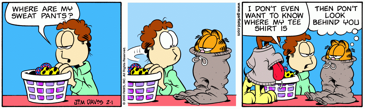 Garfield, February 1, 2000