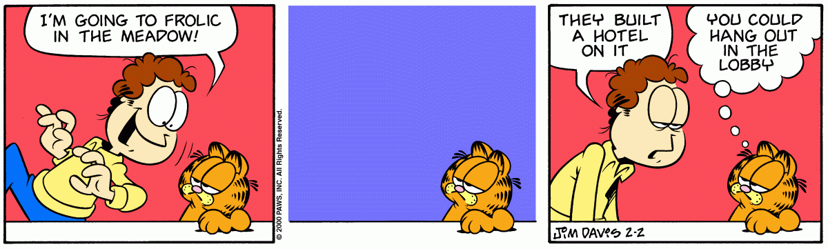 Garfield, February 2, 2000