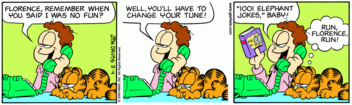 Garfield, February 4, 2000