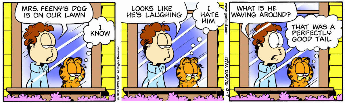 Garfield, February 7, 2000