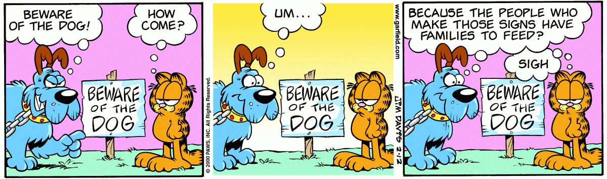 Garfield, February 12, 2000
