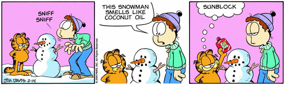 Garfield, February 14, 2000