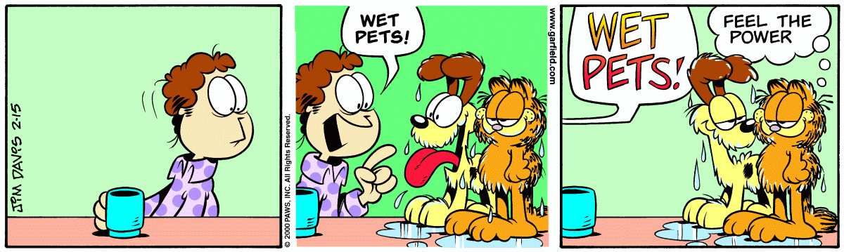 Garfield, February 15, 2000