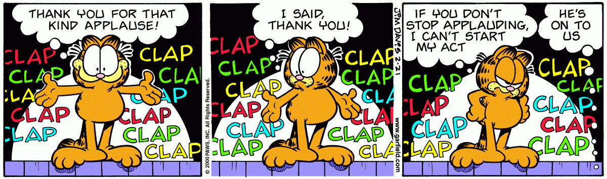Garfield, February 21, 2000
