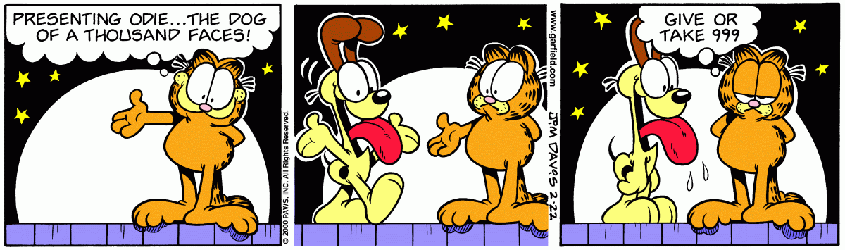 Garfield, February 22, 2000