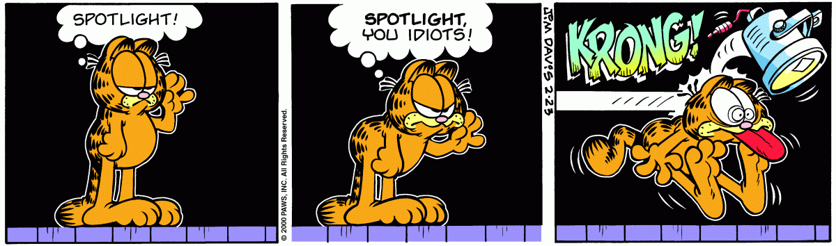 Garfield, February 23, 2000