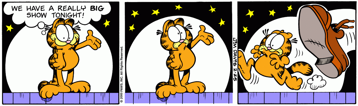 Garfield, February 25, 2000